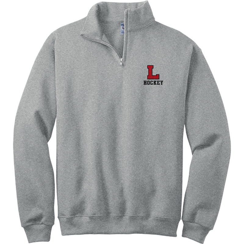 Lawrenceville Hockey NuBlend 1/4-Zip Cadet Collar Sweatshirt